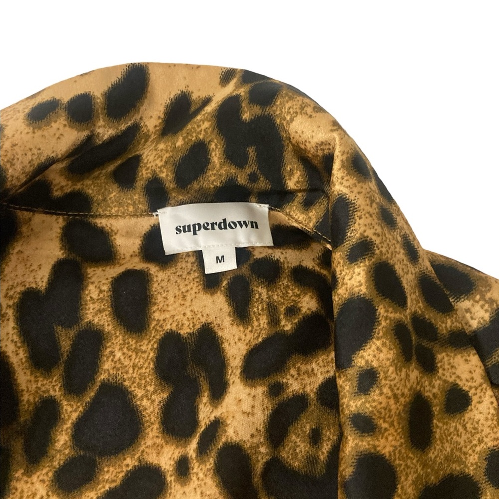 Superdown Leopard Print Blazer/ Duster- Mob Wife … - image 3